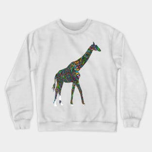 Giraffe Lover Shirt Animal Print Crewneck Sweatshirt